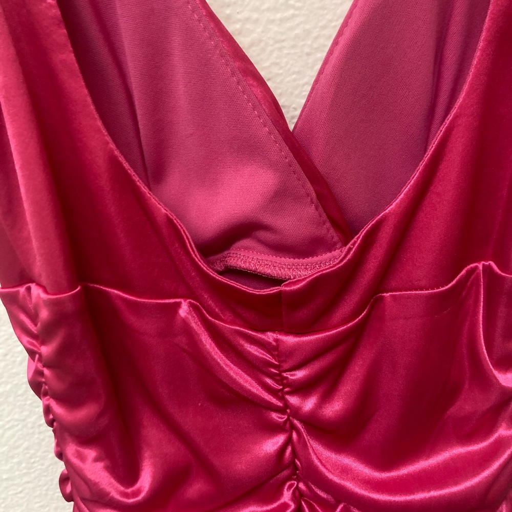 Ruby Rox Shocking Punk Ruched Cocktail Dress (S) - image 6